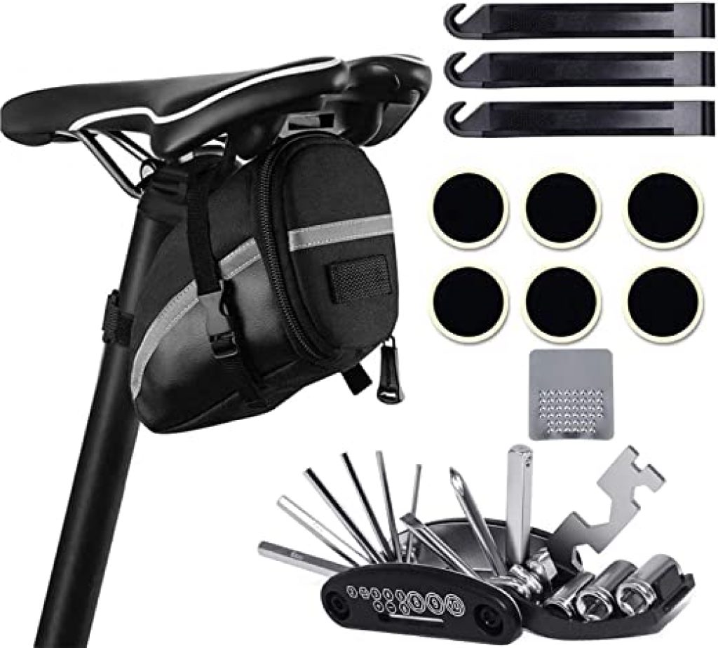 Atuful Fahrrad Werkzeug Set satteltasche Multitool 16 in 1