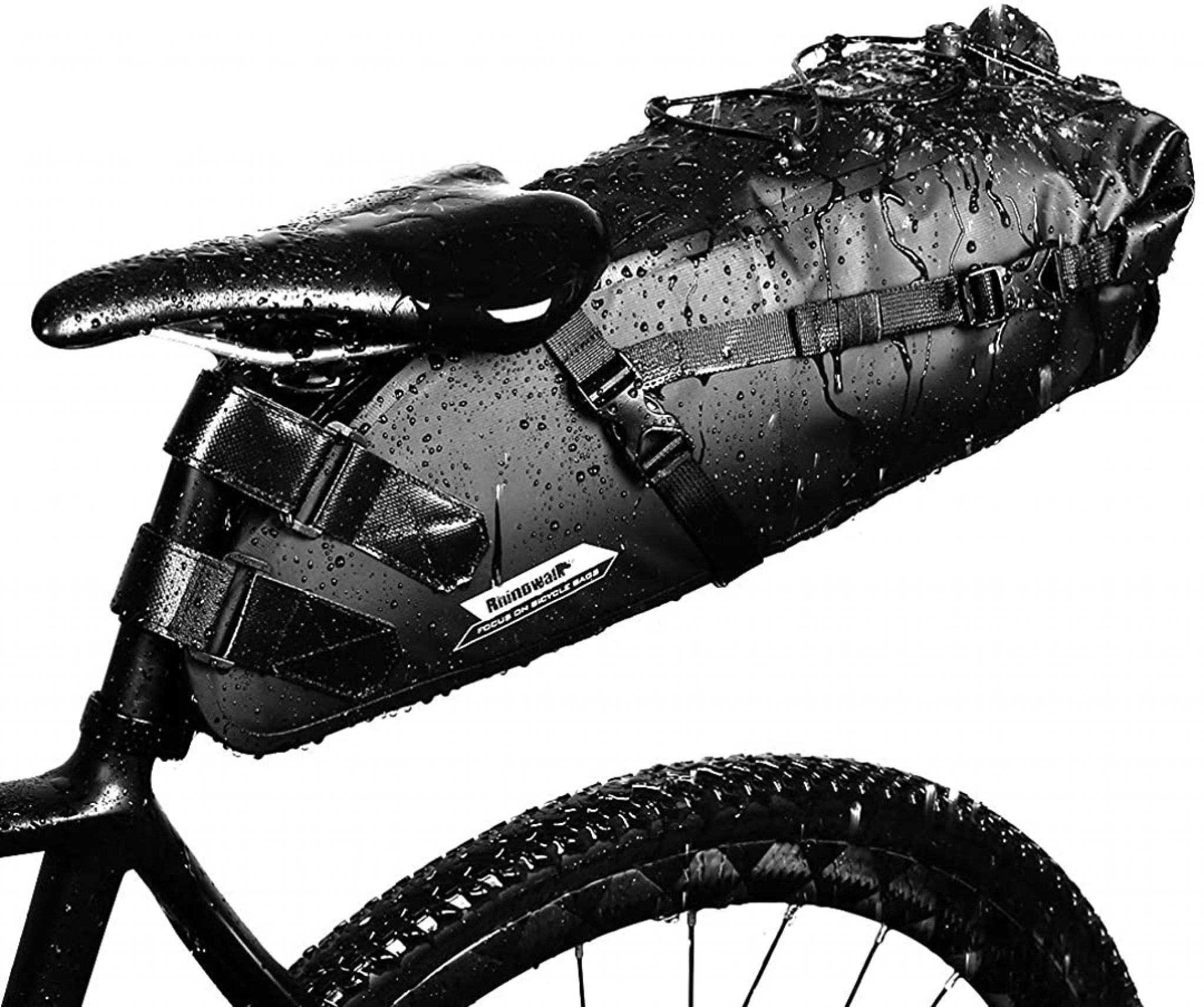 Fahrrad-Satteltasche Wasserdicht – Kleine Aufbewahrungstasche Für Sattel (ca. 16x8x7cm), Blau