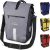 MOZIONE Universell passende & wasserdichte Gepäckträgertasche mit Extrafach für Laptop – Großer Stauraum mit bis zu 30l Füllvolumen – Fahrradtasche…