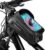 ROCKBROS Fahrrad Rahmentasche Lenkertasche Wasserdicht Handytasche für Smartphone bis zu 6.8 Zoll mit TPU Sensitivem Touchscreen für Montainbikes, Rennrad, Ebikes