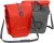 VAUDE 12411 Aqua Back Fahrrad Tasche – wasserdichte Gepäckträger Tasche im praktischen 2er Set